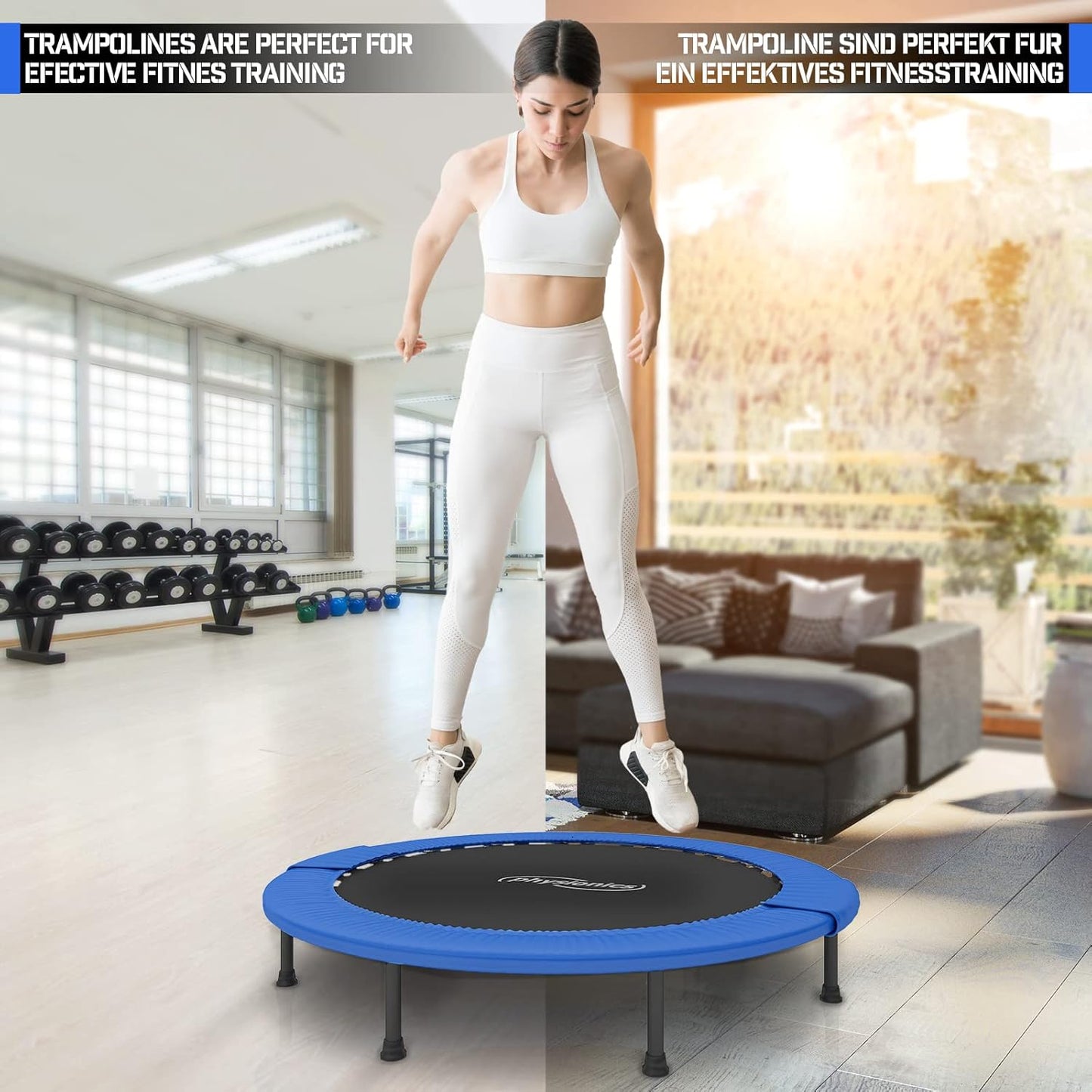 Fitness Trampolin 81 - 122 cm