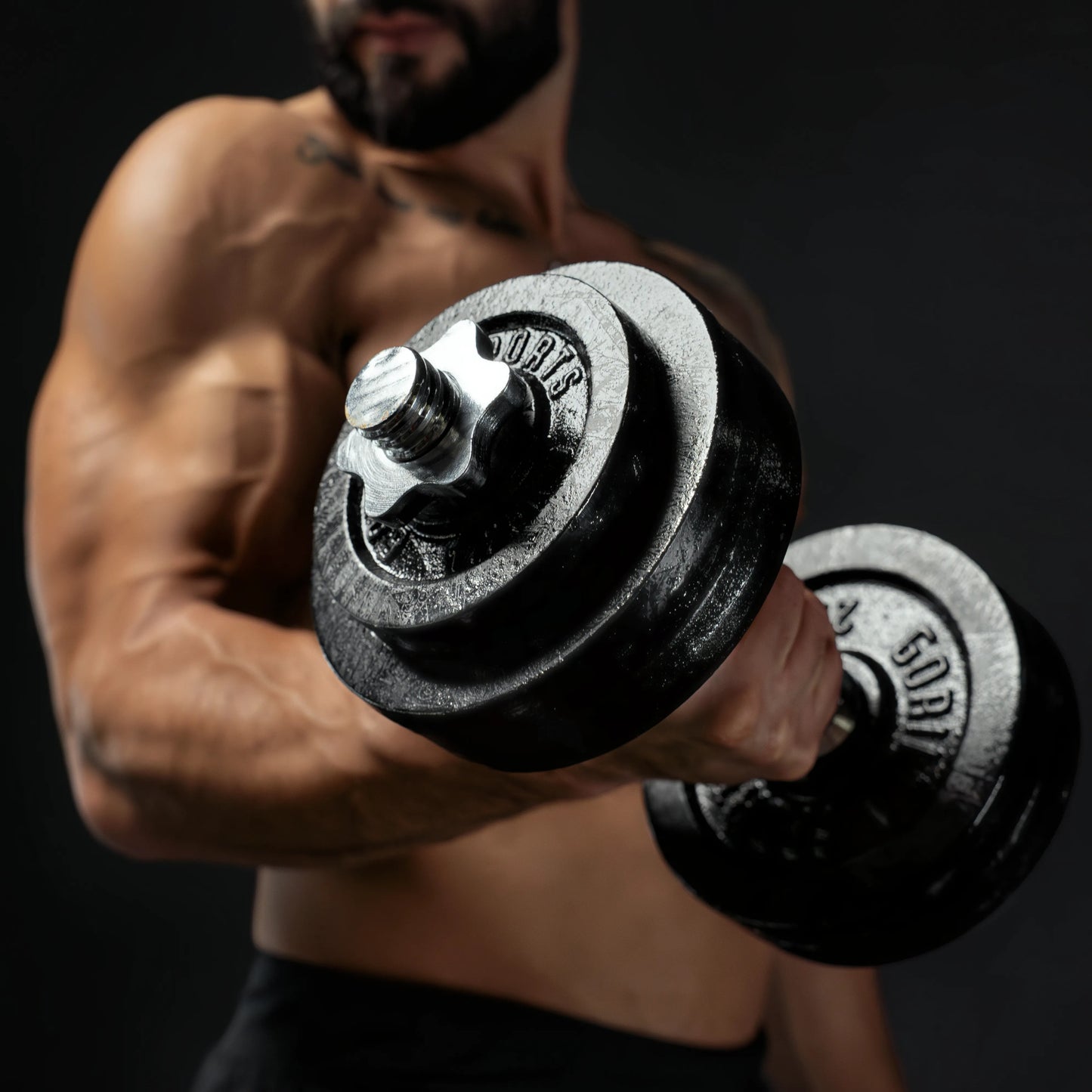 Kurzhantelset Gusseisen 30 kg - Gorilla Sports DE