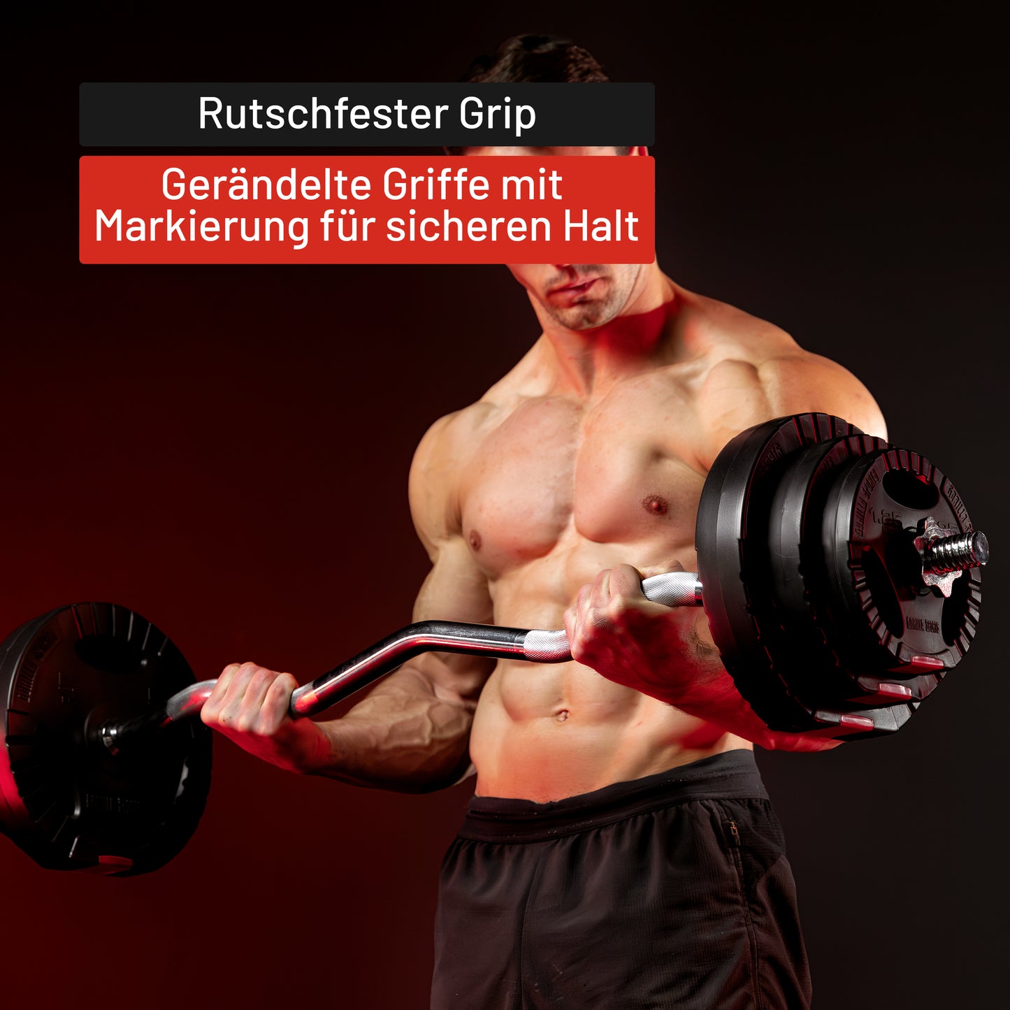 SZ-Hantelstange 120 cm mit Sternverschlüssen