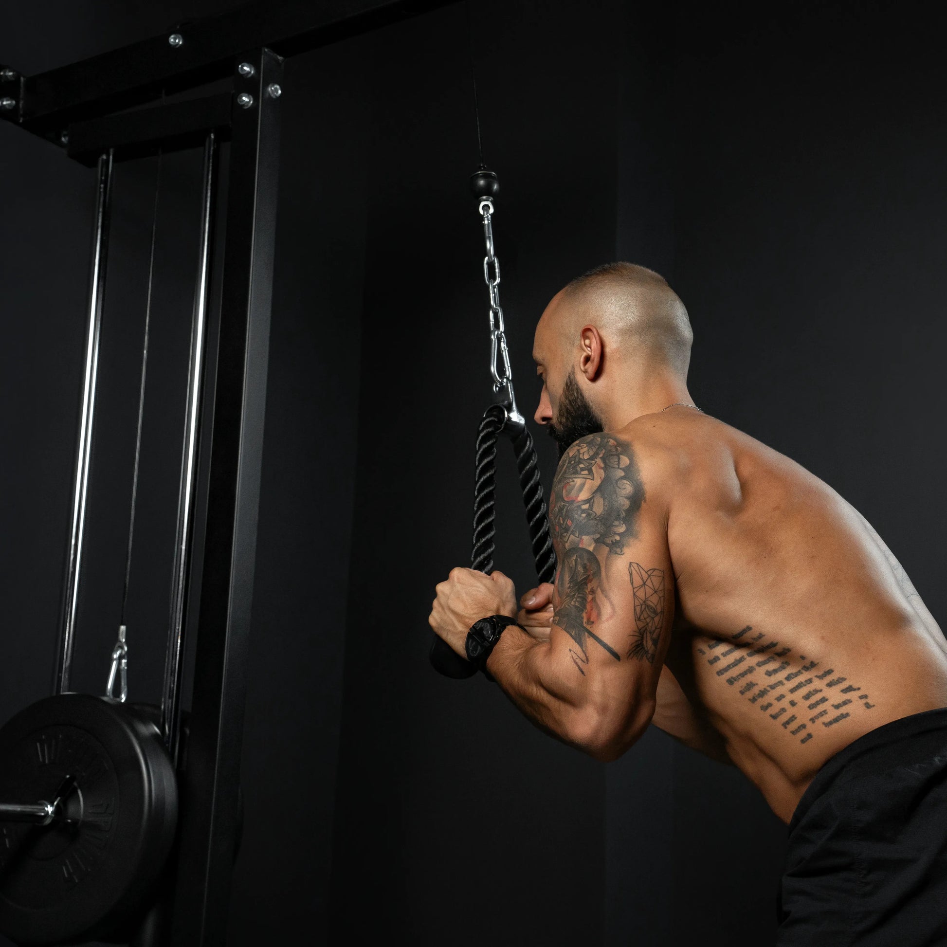 Nylon Tau inklusive Drehgelenk aus Chrom - Gorilla Sports DE