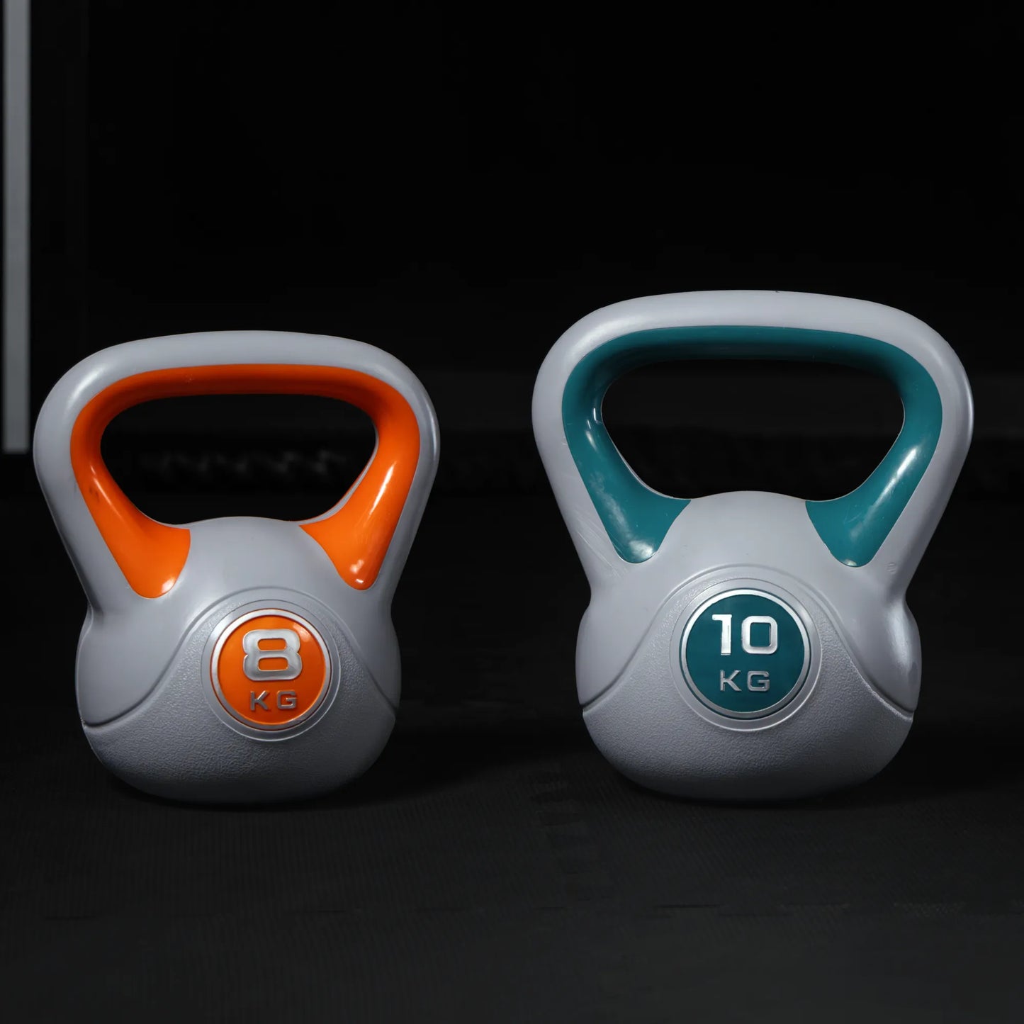 Kettlebell Kunststoff grau 2 - 20 kg