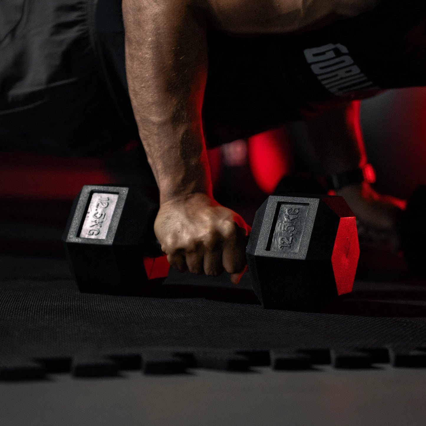 Hexagon Kurzhantel Gummi 2-50 kg