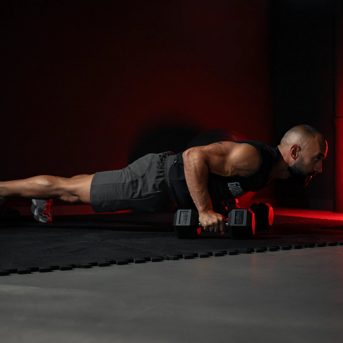 Hexagon Kurzhantel Gummi 2-50 kg