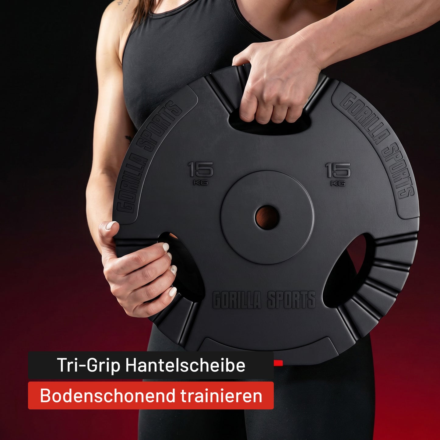 Hantelscheibe 30/31 mm Kunststoff Gripper 1,25-15 KG