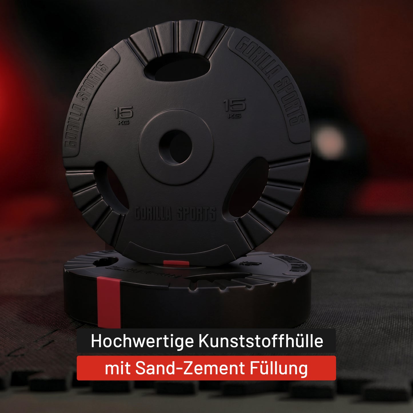 Hantelscheibe 30/31 mm Kunststoff Gripper 1,25-15 KG