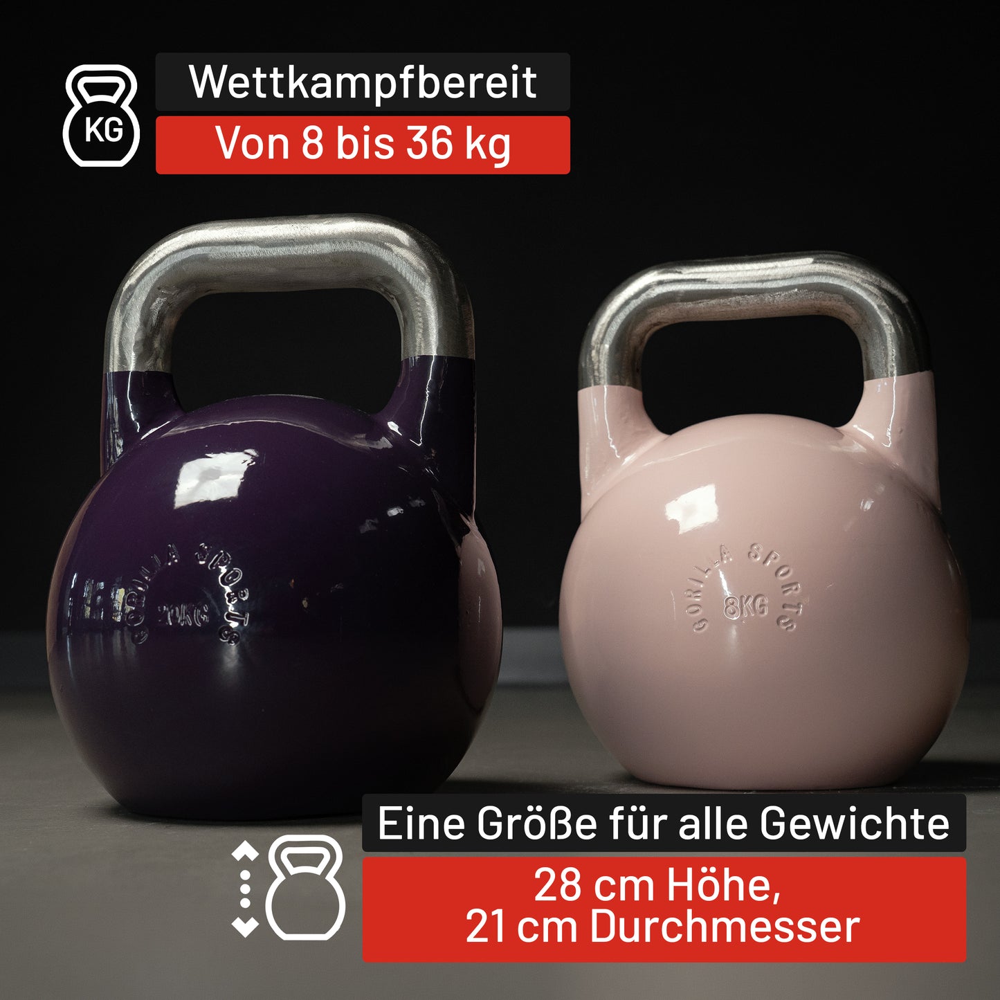 Kettlebell Competition 8-36 KG