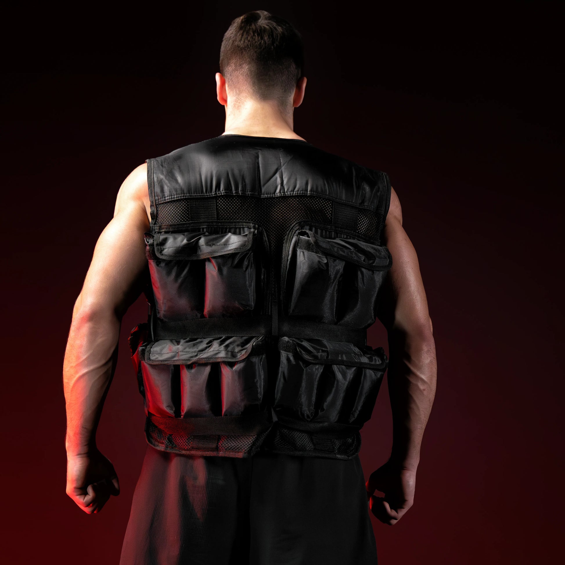 Gewichtsweste Schwarz - Gorilla Sports DE