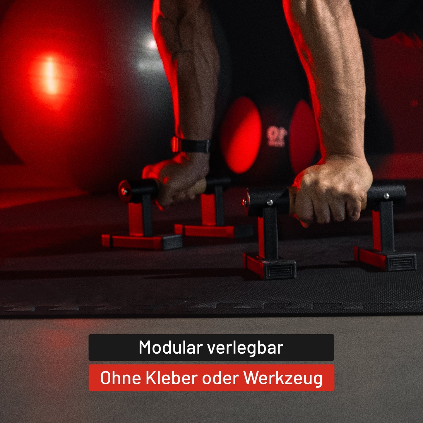 Schutzmattenset mit 6 Teilen + Endstücken