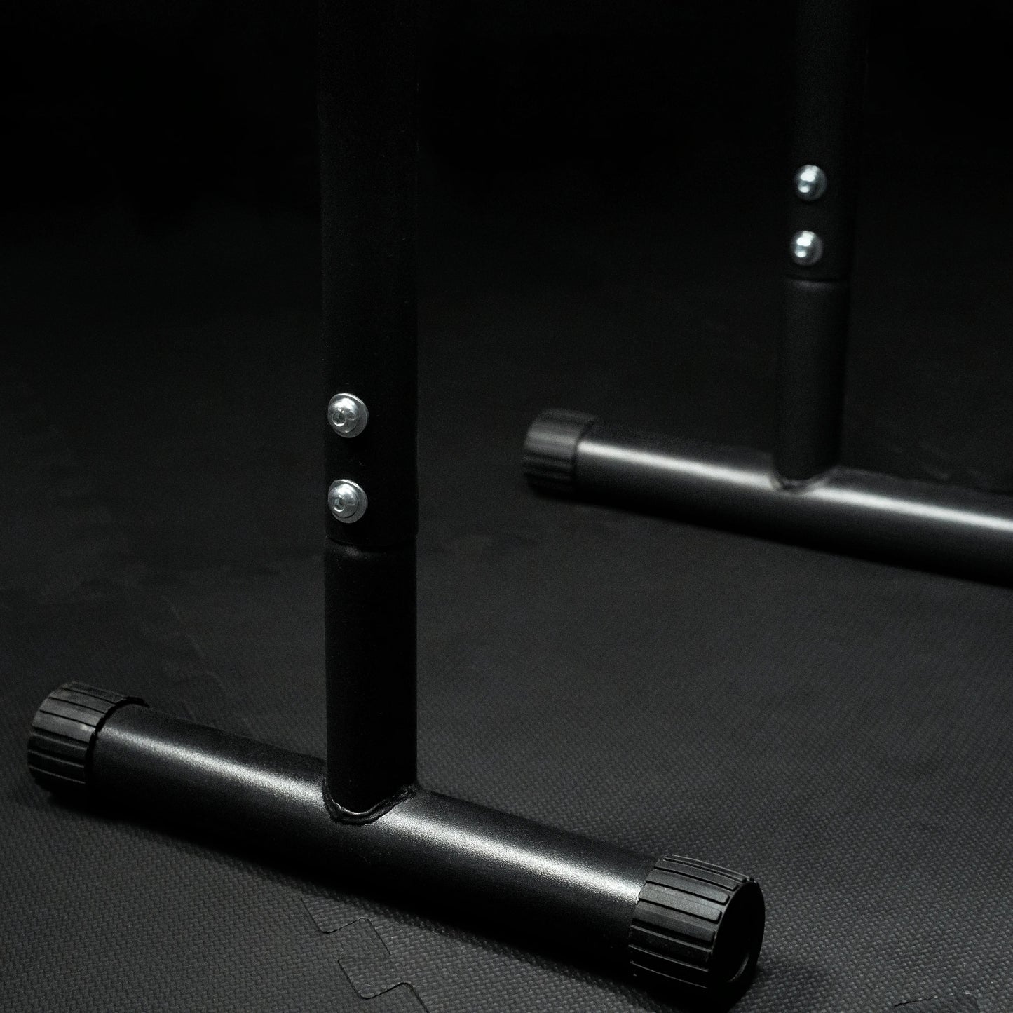 Push-up Stand Bar Parallettes Schwarz/Rot/Blau