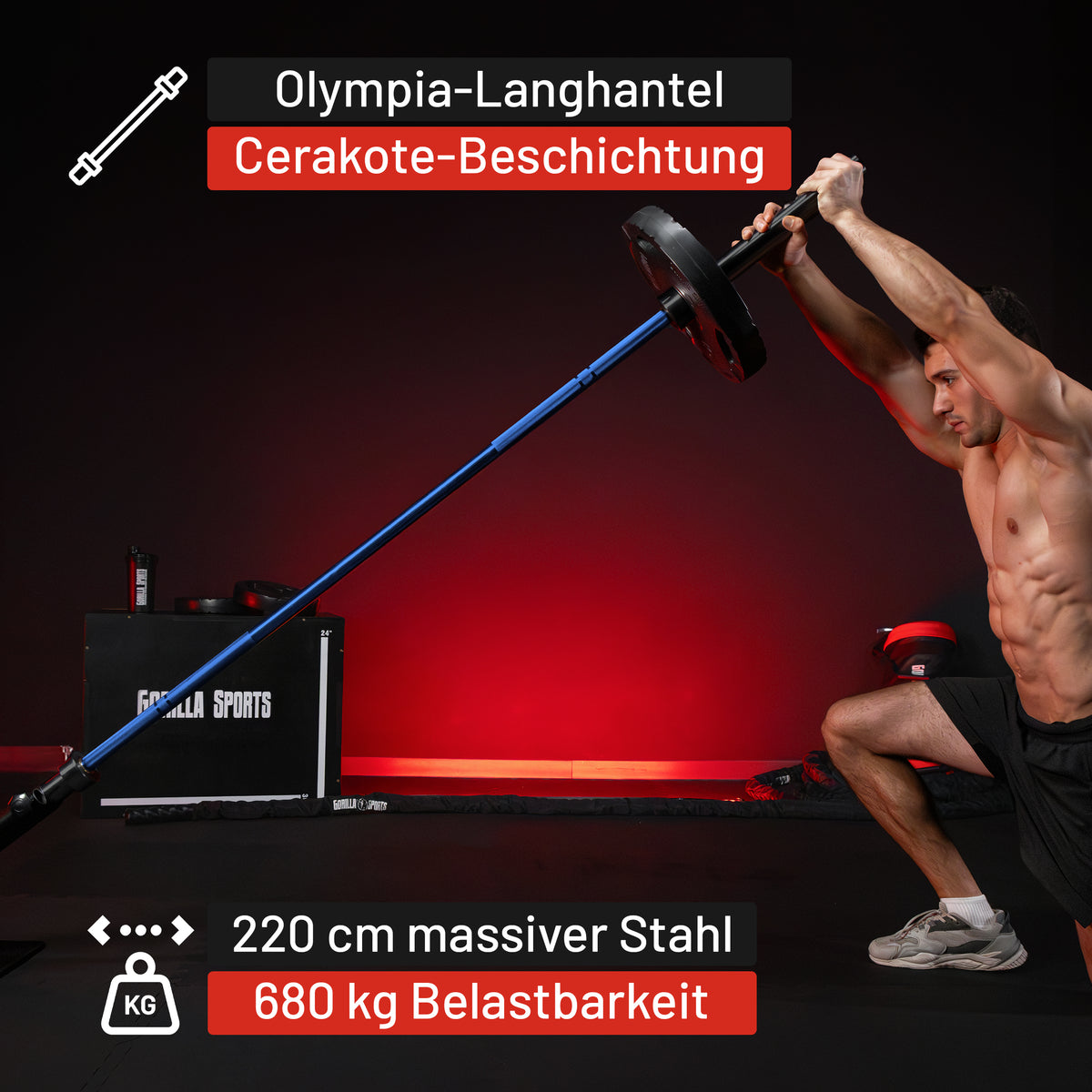 Langhantel Olympia Cerakote 220 cm