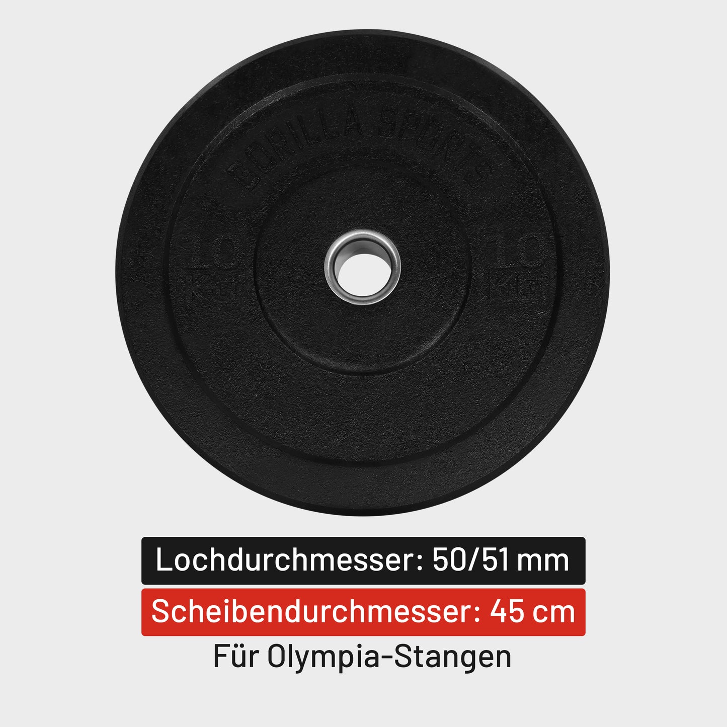 Hi Temp Bumper Plates 50/51 mm 5 kg - 25 kg