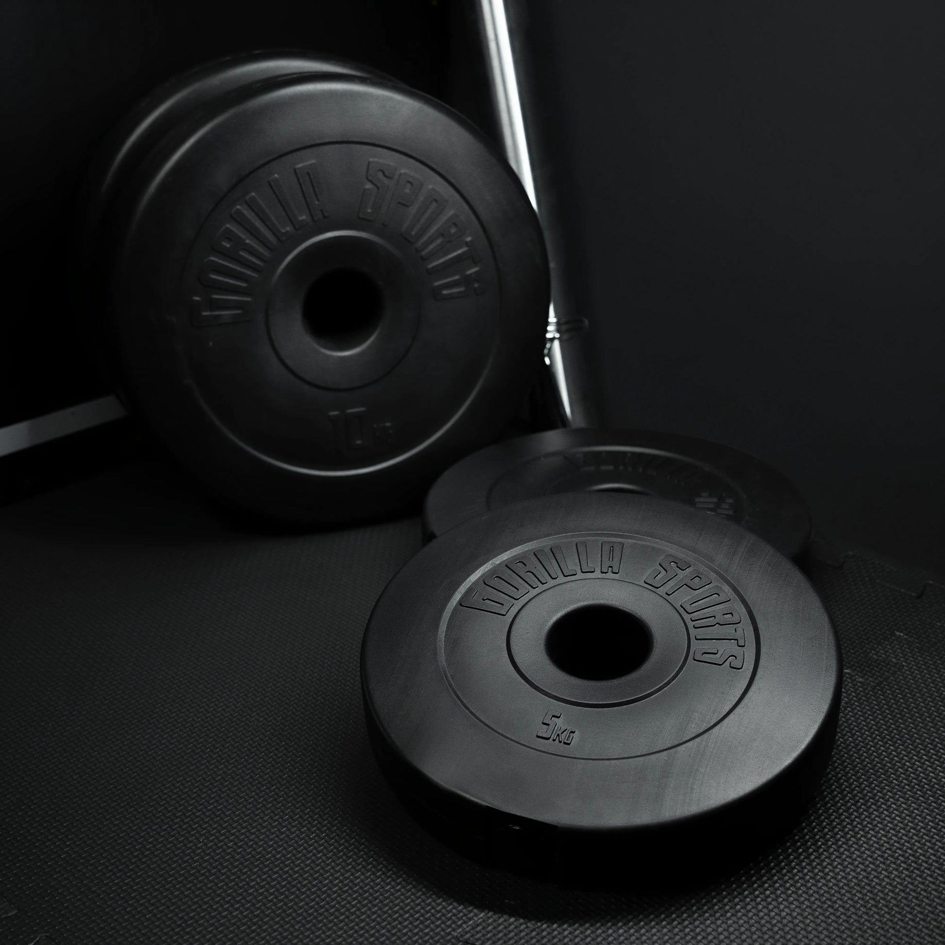 Hantelscheibe Olympia 50/51mm Kunststoff 1,25KG - 15KG - Gorilla Sports DE