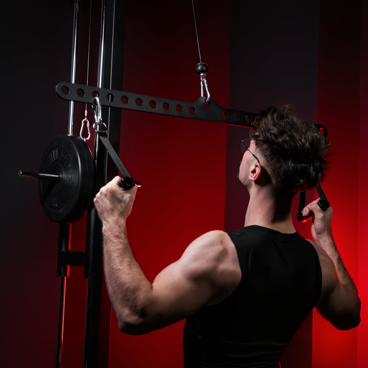 Latzugstange Multi Bar mit 2 Einhandgriffen