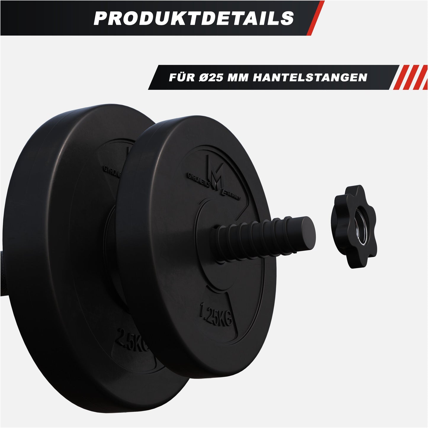 E-Series Hantelscheibenset 25mm 30 kg