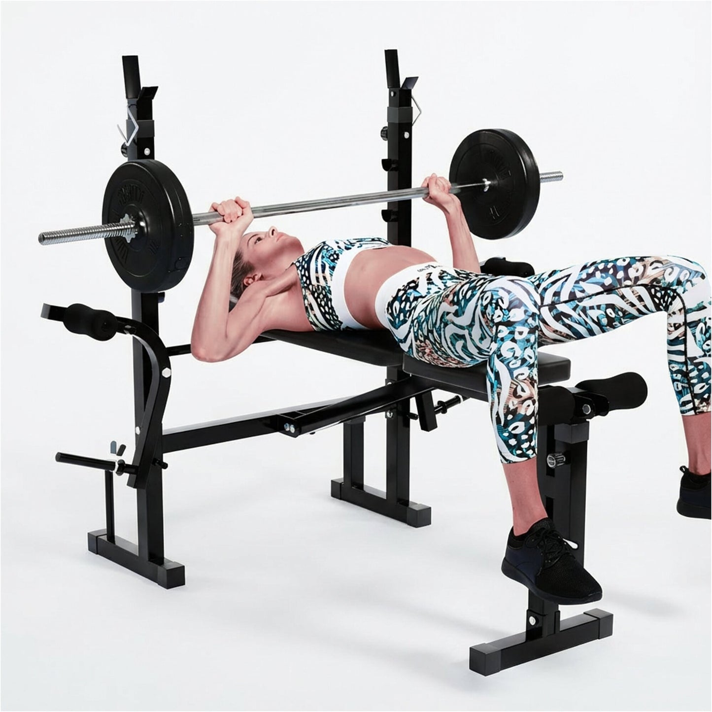 Hantelbank Multi inkl. Latzugturm