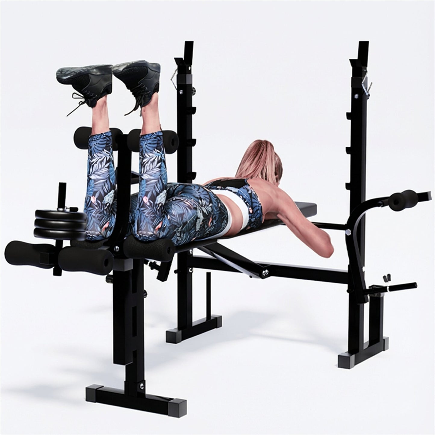 Hantelbank Multi inkl. Latzugturm