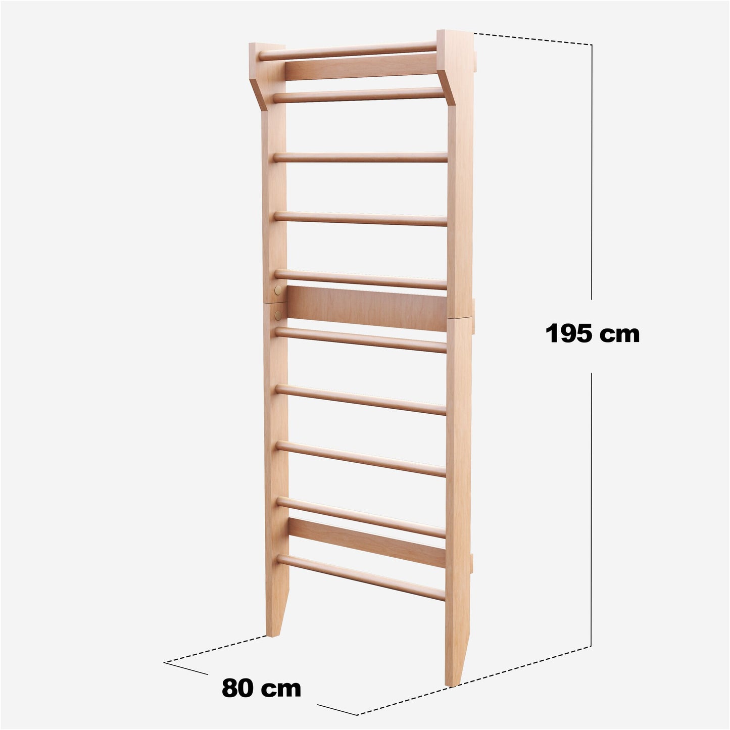 Sprossenwand aus Holz