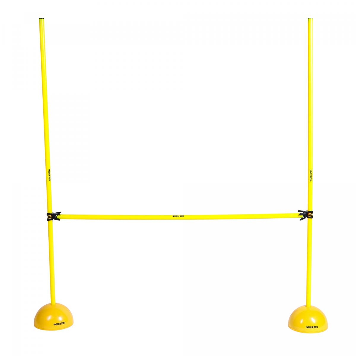 Sprungstangen-Set XS100yl 3 Stangen 100 cm, 2 X-Standfüße, 2 Leiterhürden Far 