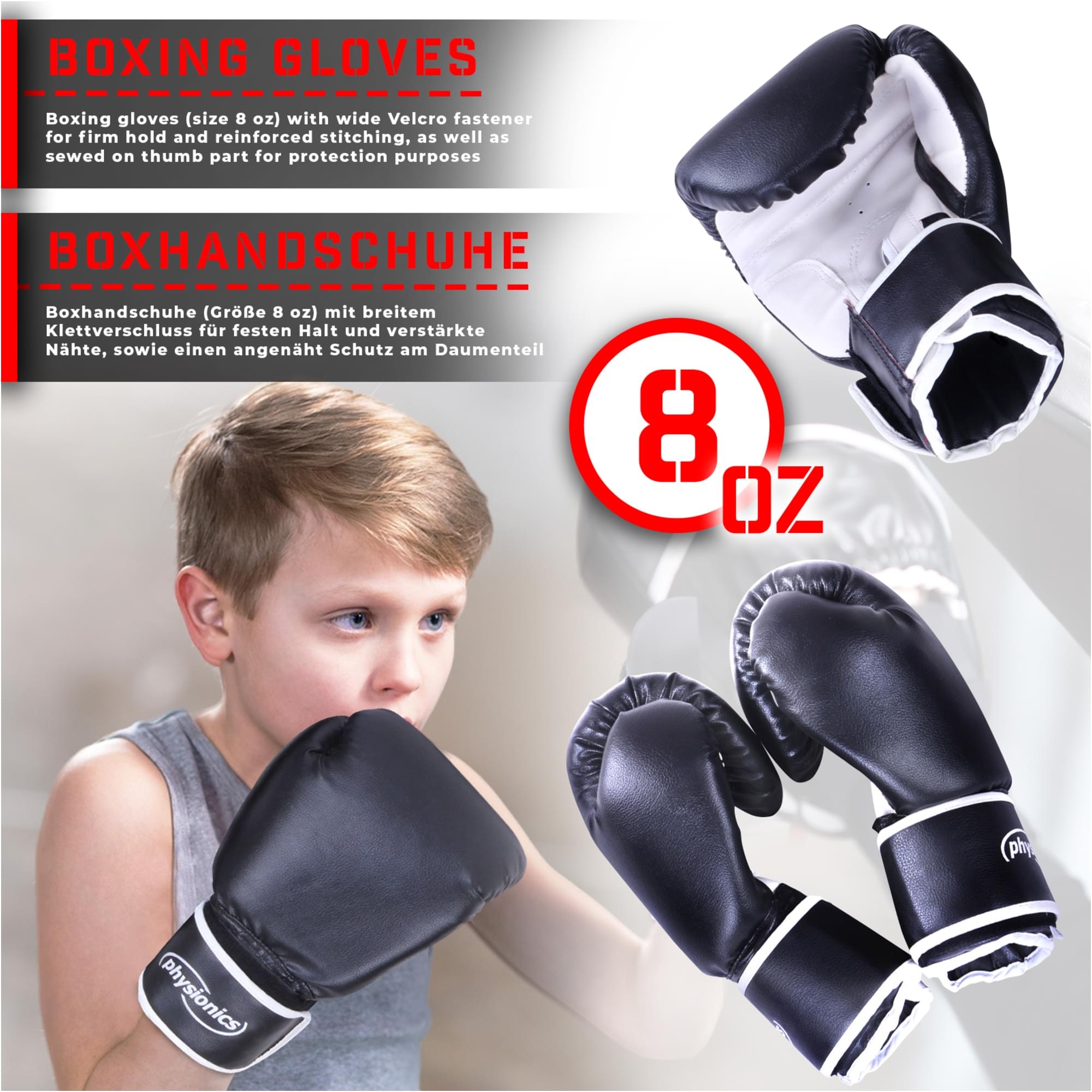 Kinder kg Sports Boxsack-Set Physionics | Gorilla für 8,7
